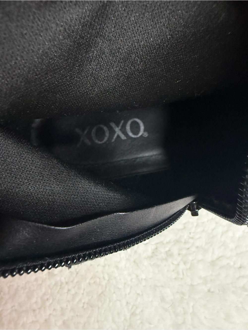 XOXO Black Over-the-Knee Lace-Up Boots with Buckle Straps and Braided Detail - Picture 8 of 12